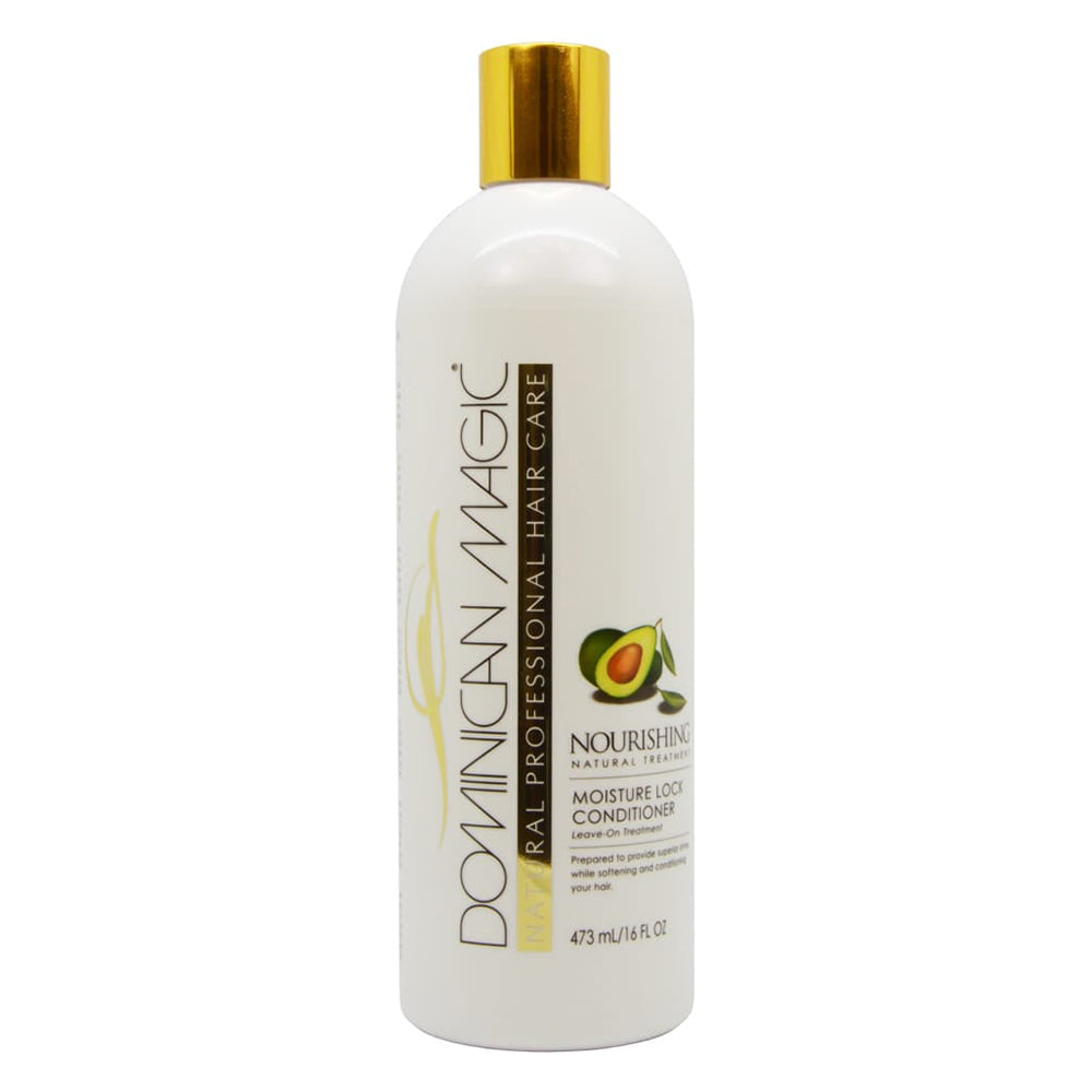 Dominican Magic Moisture Lock Leave In Conditioner for Hydrated and Manageable Hair 16Oz (473ml)